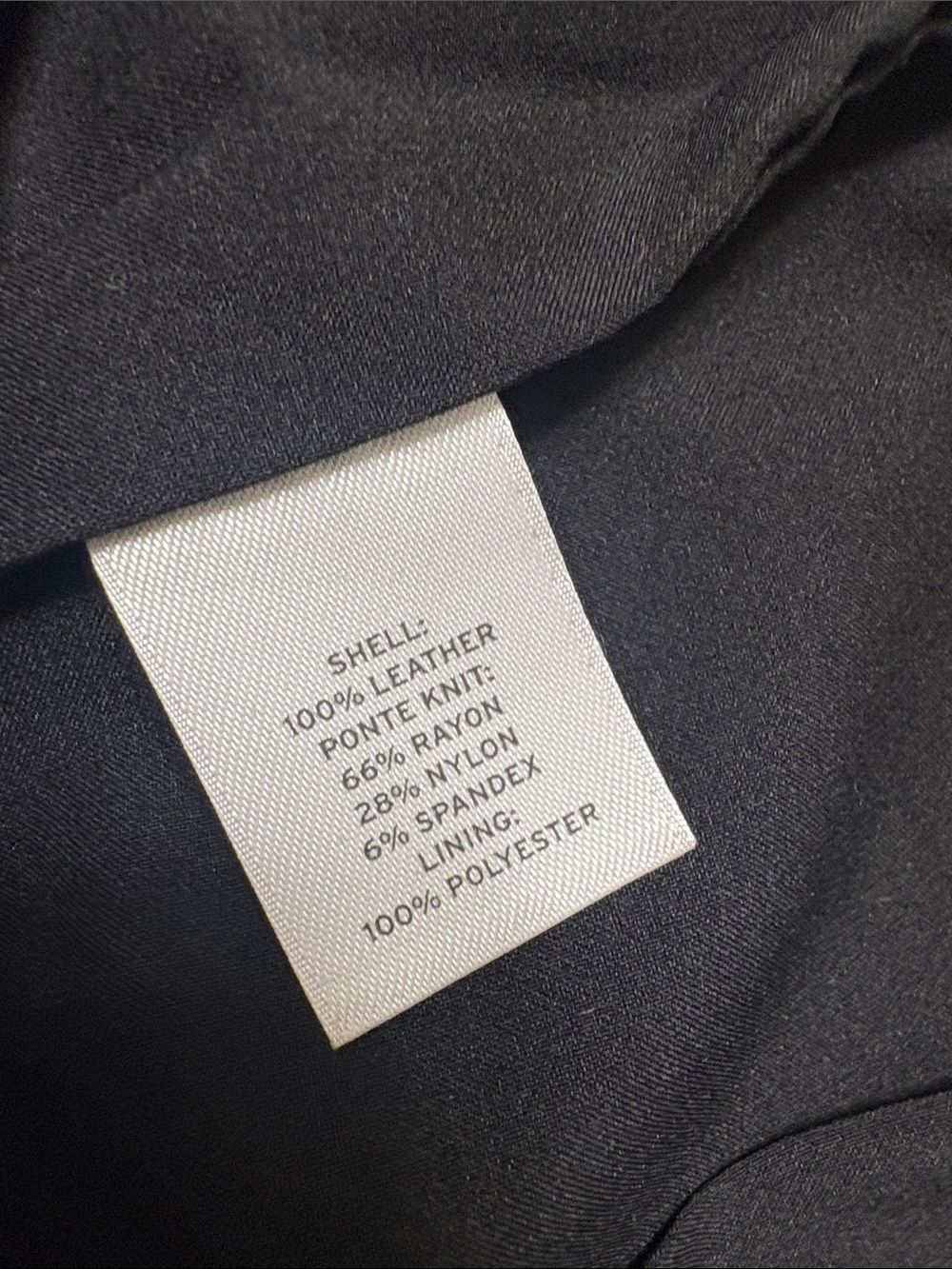 NWOT halogen leather and spandex skirt - Picture 9 of 10